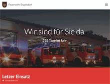 Tablet Screenshot of feuerwehr-engelsdorf.info